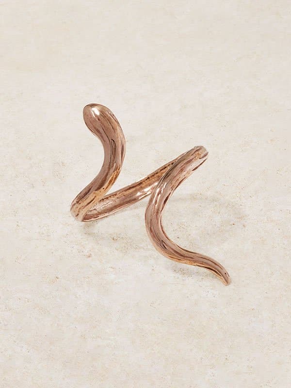 Snake Bracelet in Bronze