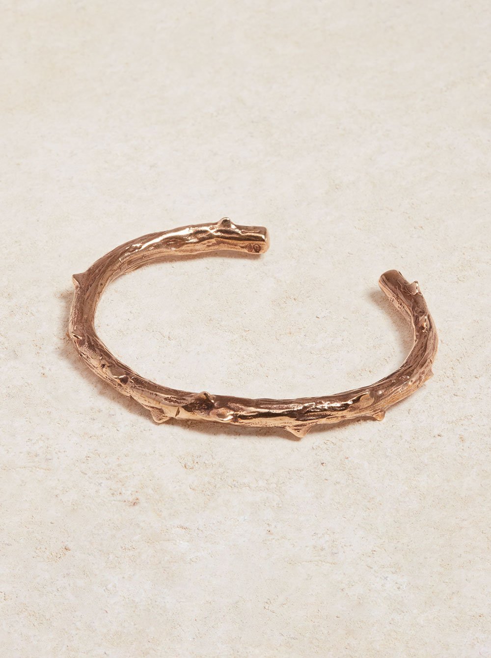 Rose Branch Bangle in Bronze