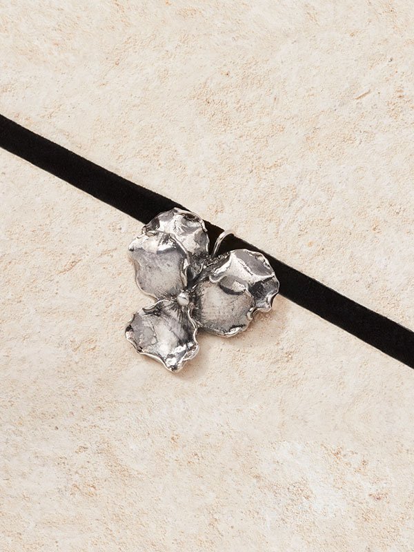 Panzè Choker in Silver