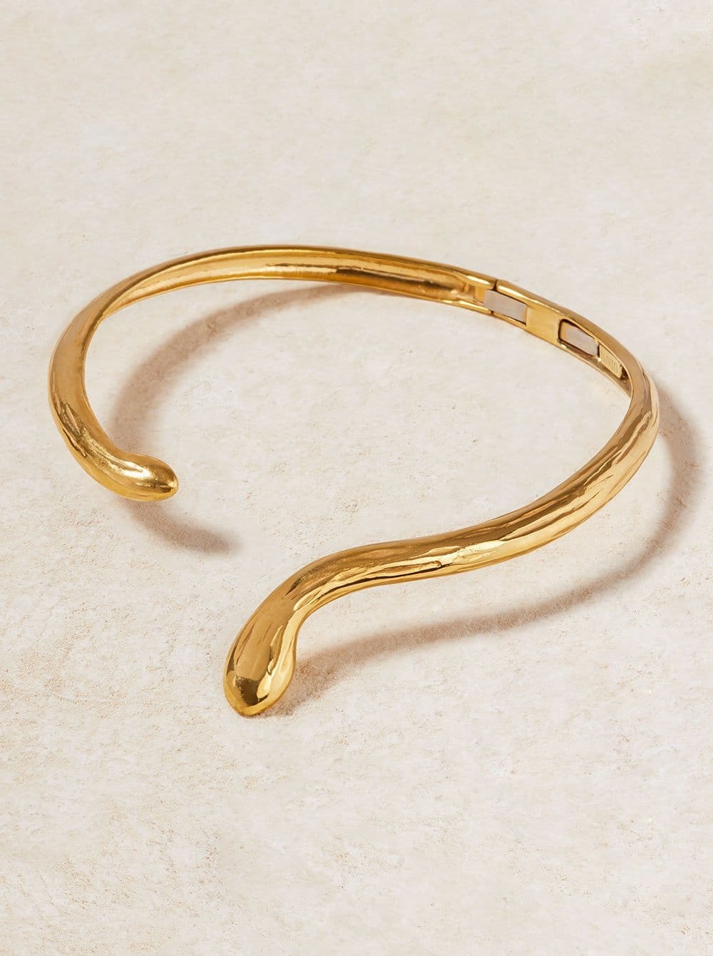 Snake Collar in Plated Gold