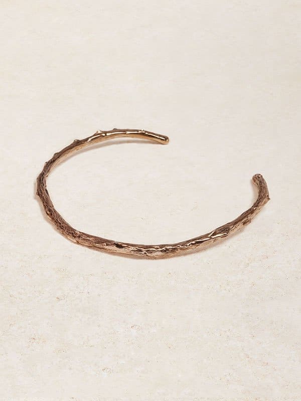 Rose Branch Collar in Bronze