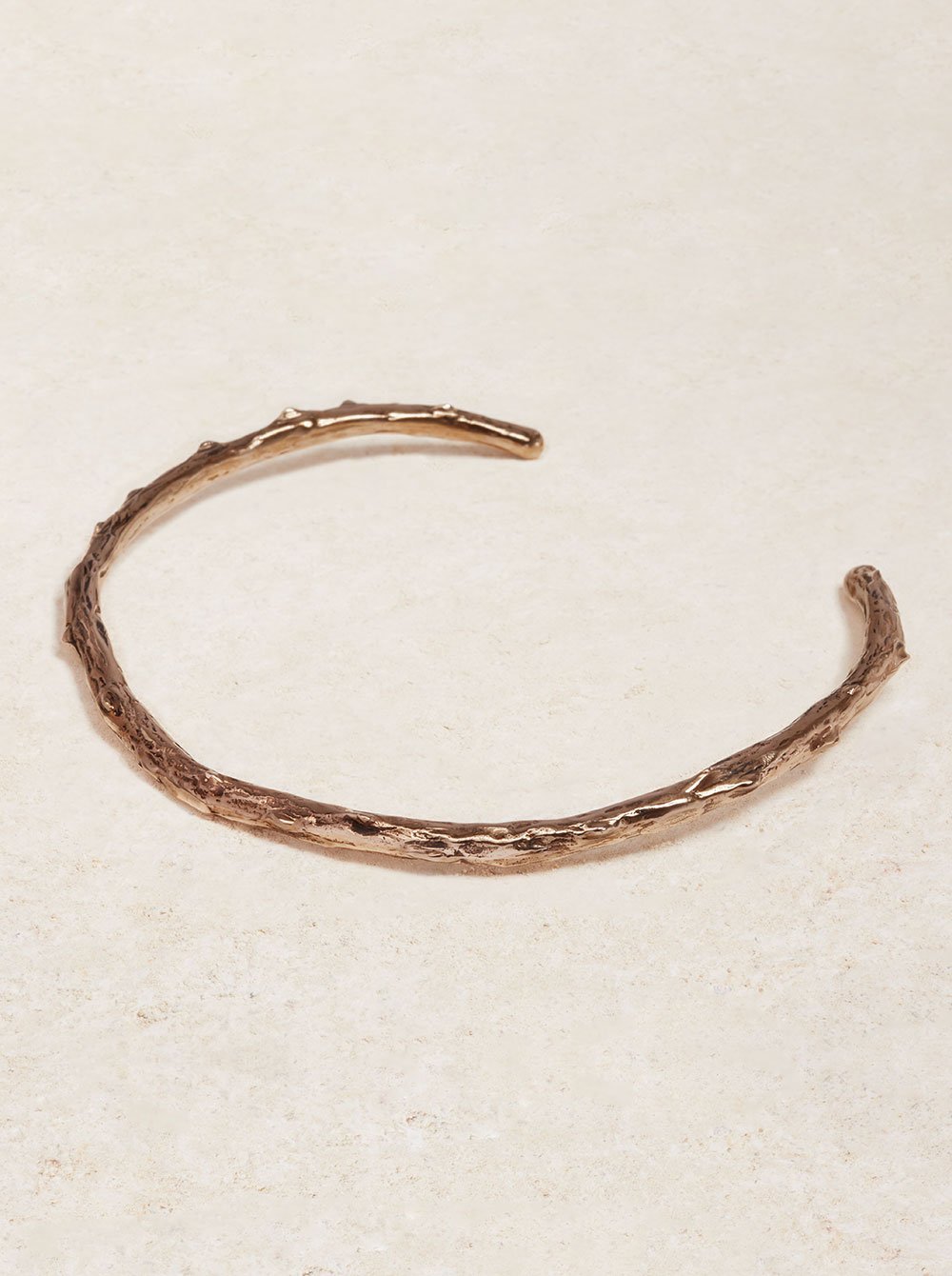 Rose Branch Collar in Bronze