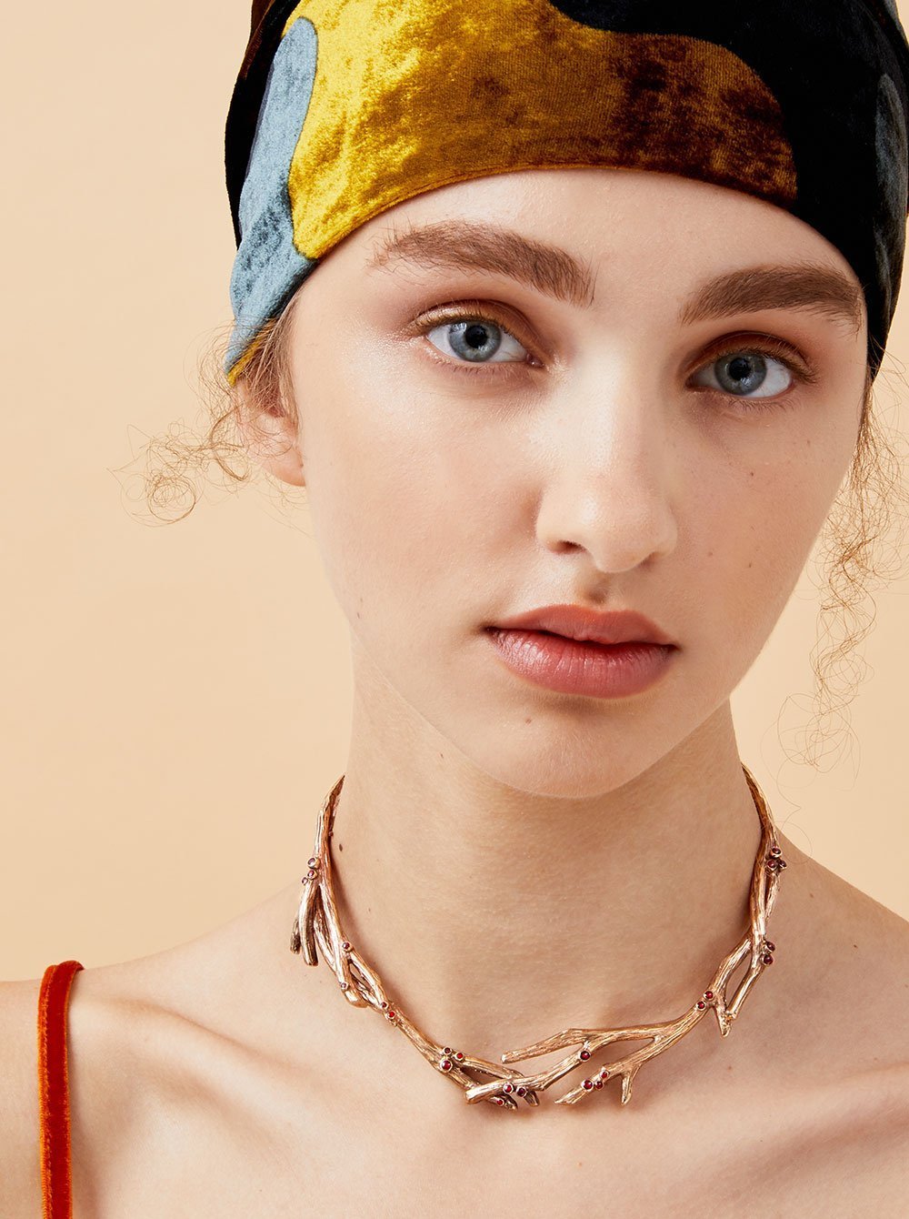 Ramo Collar in Cherry