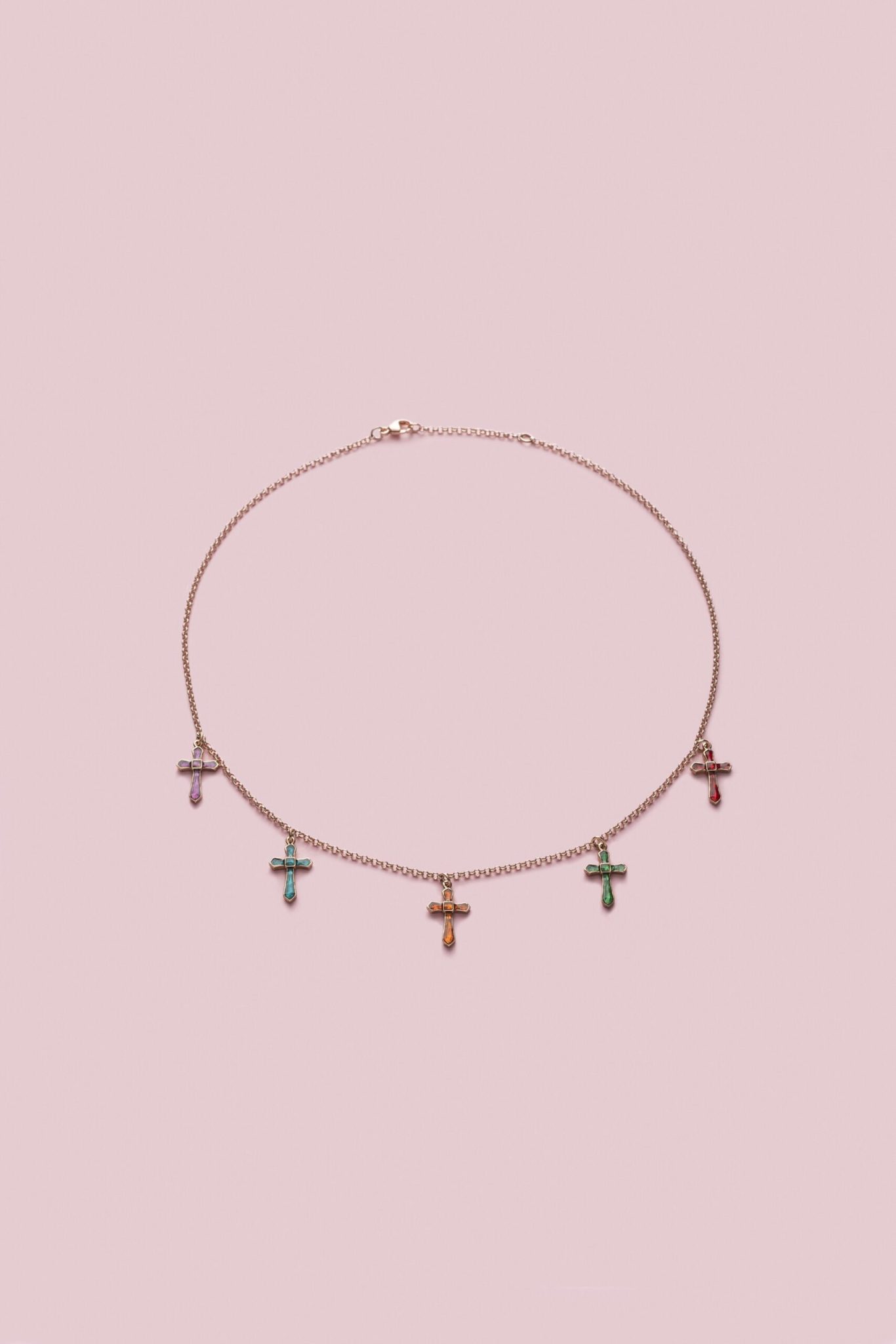 Bouquet Collar Necklace in Multicolor