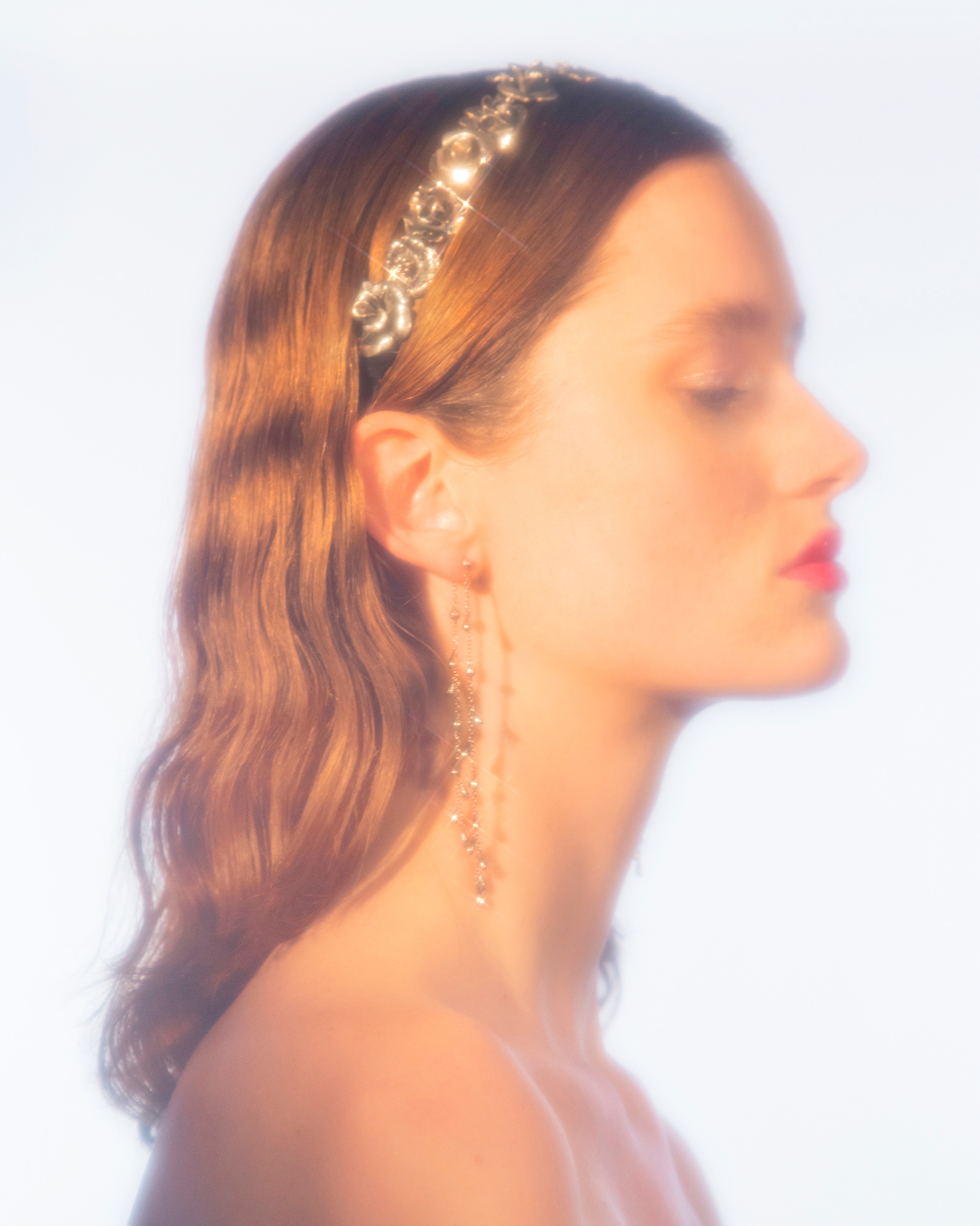Bouquet Headband in Silver