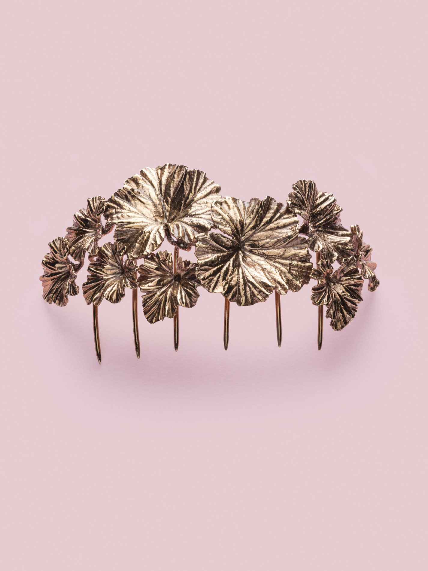 Malva Hair Comb in Bronze