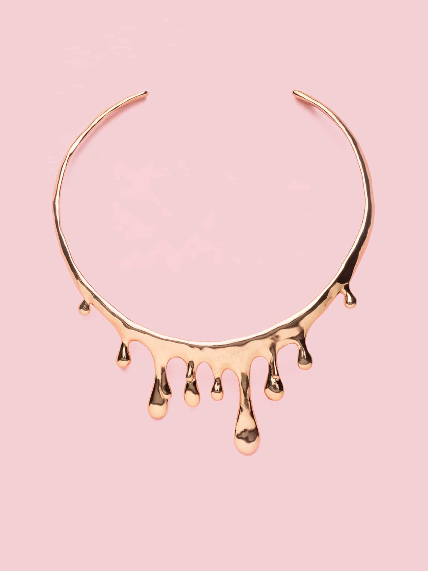 Gocce Necklace in Bronze