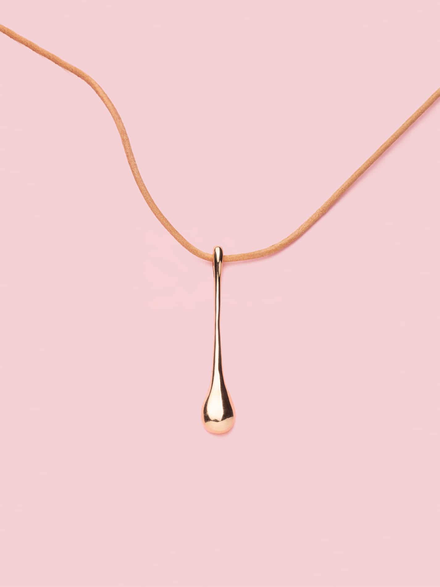 Gocce Pendant Necklace in Bronze M