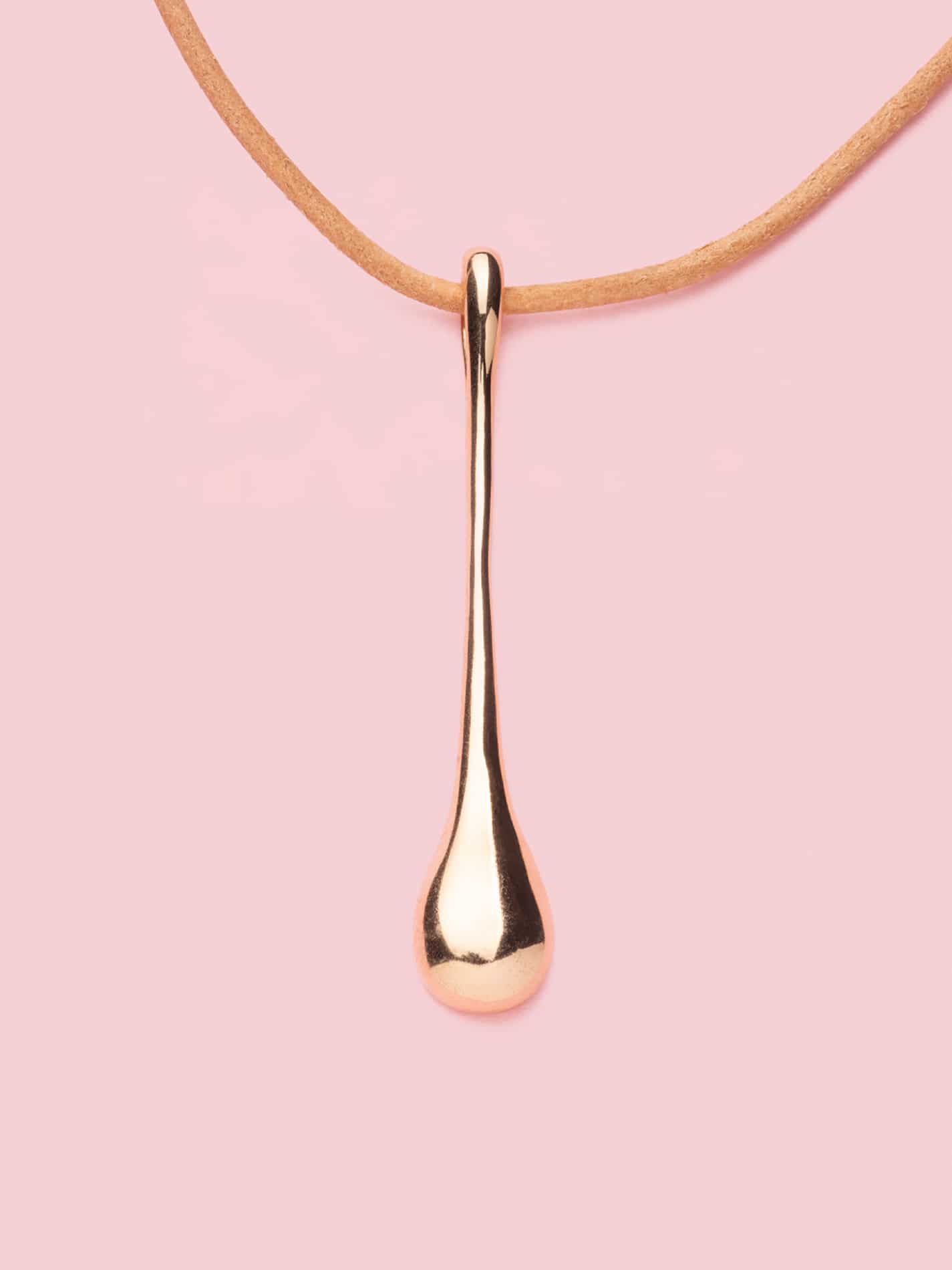 Gocce Pendant Necklace in Bronze M