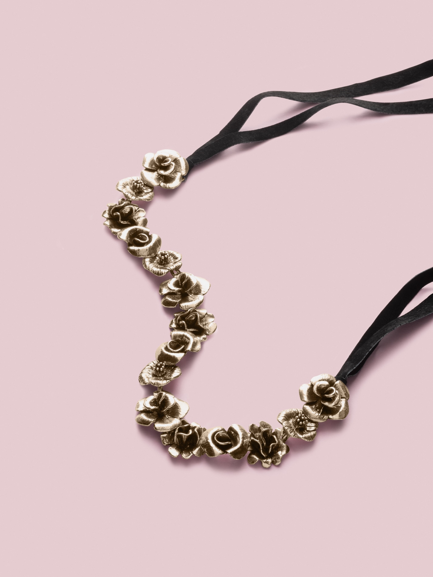 Single Bouquet Headband in Bronze