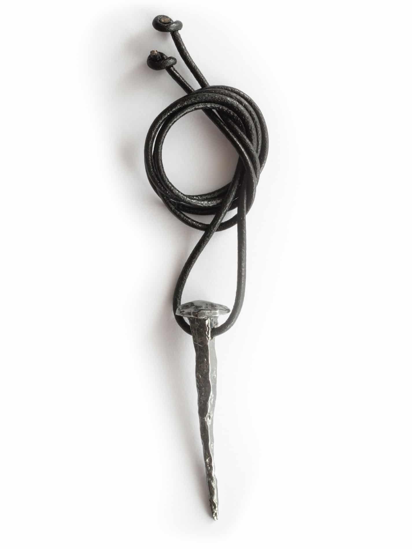 Nail Pendant in Sterling Silver